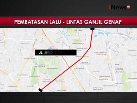 Inilah jalur-jalur pemberlakuan pembatasan sistem ganjil - genap - iNews Pagi 30/08