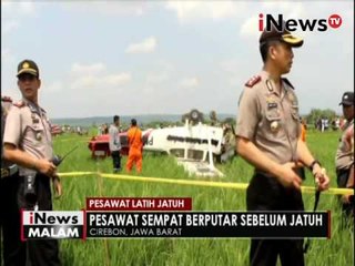 Pesawat latih jatuh, dua orang luka luka - iNews Malam 30/08