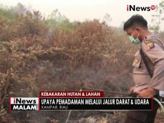 Kebakaran hutan di Oku Timur mulai meluas ke pemukiman warga - iNews Malam 29/08
