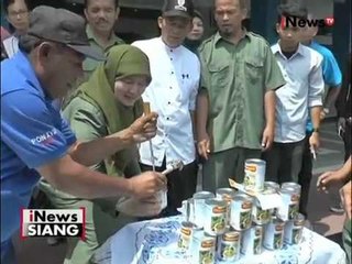 Label halal salah, ribuan kaleng susu kental manis merek Diamond dimusnahkan - iNews Siang 30/08