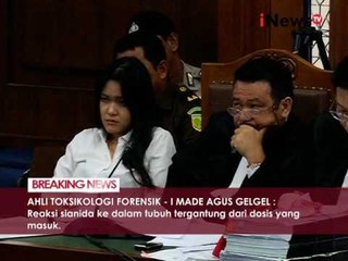 Sidang Jessica, menghadirkan Toksikologi Forensik I Made Agus Gel Gel 07 - iNews Breaking News 25/08