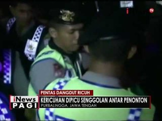 Pentas musik dangdut di Purbalingga berlangsung ricuh - iNews Pagi 01/09
