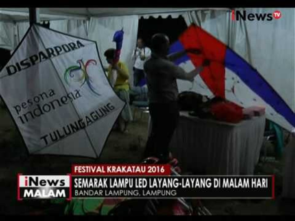Indahnya layang-layang LED dalam rangkaian festival Krakatau - iNews Malam 31/08