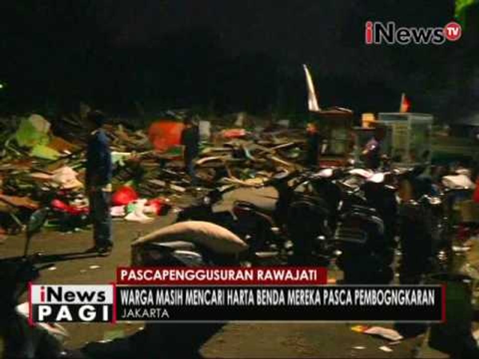 Warga Rawajati masih mencari harta benda mereka Pasca pembongkaran - iNews Pagi 02/09