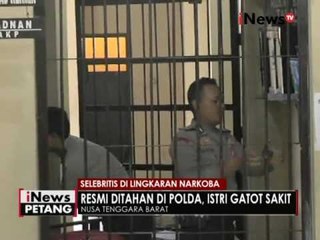 Resmi ditahan karna menggunakan narkoba, istri Gatot jatuh sakit - iNews Petang 02/09