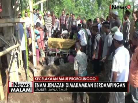 Pasca kecelakaan maut yang tewaskan 6 orang di Probolinggo, jenazah dimakamkan - iNews Malam 04/09