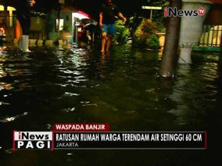 Hujan deras mengguyur Jakarta, membuat ratusan rumah di Kemayoran kebanjiran - iNews Pagi 05/09