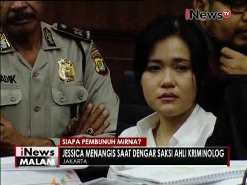 Ketegaran Jessica dalam sidang akhirnya goyah saat JPU hadirkan ahli Kriminolog - iNews Malam 04/09