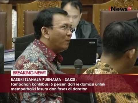 Ahok : Terkait kontribusi tambahan, saya harap JPU proses Fauzi Bowo - iNews Breaking News 05/09