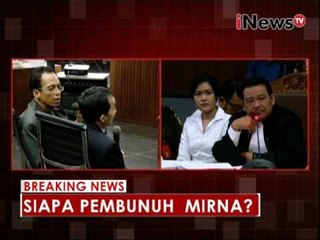 Saksi ahli mengatakan kematian korban belum bisa dipastikan akibat Sianida - Breaking News 05/09