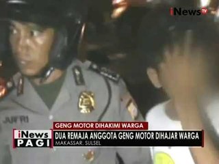 Download Video: Aniaya pengendara motor, 2 anggota geng motor jadi bulan-bulanan warga - iNews Pagi 06/09