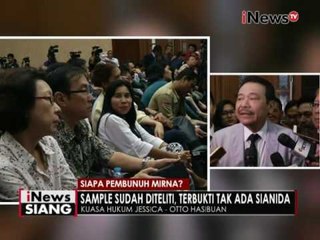 Sample sudah diteliti dan ternyata tidak ada sianida - iNews Siang 06/09