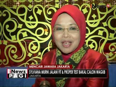 Sylviana Murni jalani fit & proper test bakal calon wagub DKI - iNews Pagi 06/09