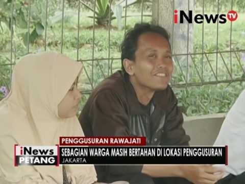 Pasca penggusuran Rawajati, sebagian warga masih bertahan dilokasi penggusuran - iNews Petang 06/09