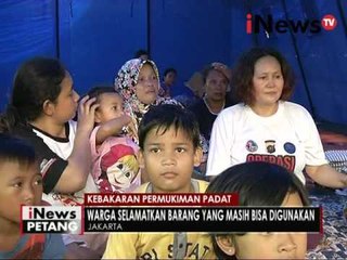 Warga bertahan di dalam tenda pasca kebakaran pemukiman padat  - iNews Petang 06/09
