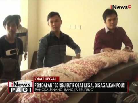 Polda Bangka Belitung berhasil menggagalkan 130 ribu peredaran obat ilegal - iNews Pagi 08/09