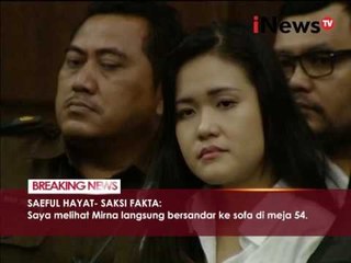 Sidang Jessica ke 19, hadirkan saksi fakta kejadian 12 - iNews Breaking News 07/09