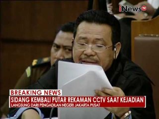 Sidang Jessica ke 19, hadirkan saksi fakta kejadian 05 - iNews Breaking News 07/09