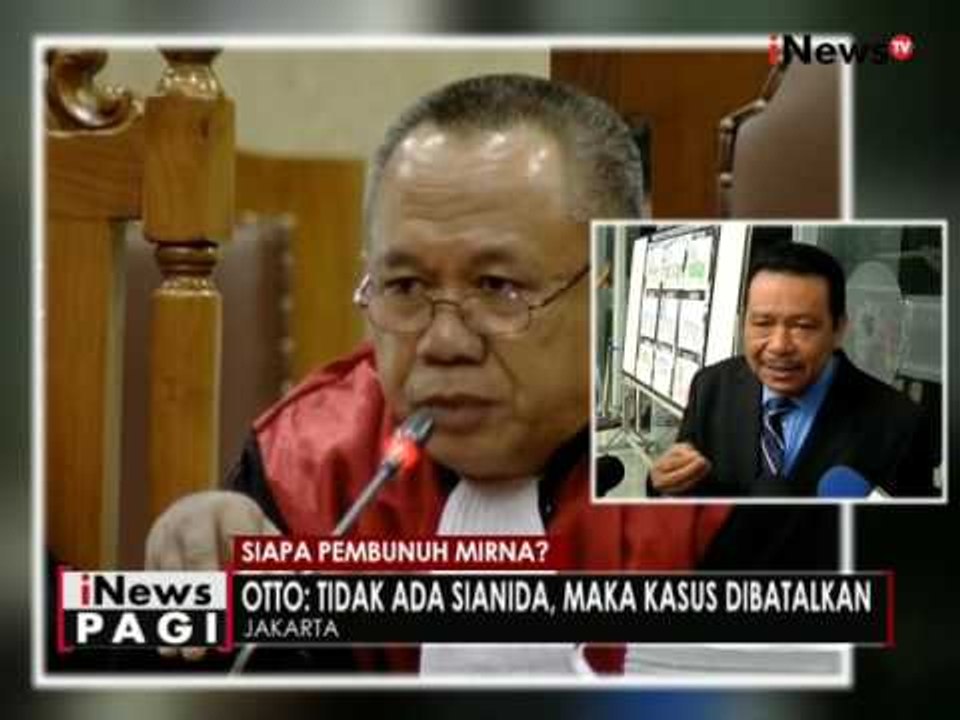 Otto Hasibuan tegaskan tidak ada Sianida didalam tubuh Mirna - iNews Pagi 08/09