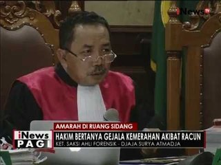 Terkait hasil Lapfor, hakim pertanyakan keterangan saksi mengenai ciri keracunan - iNews Pagi 08/09