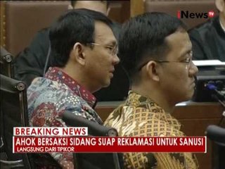 Sidang kasus reklamasi, Ahok : tidak ada penyodoran tabel simulasi - iNews Breaking News 05/09