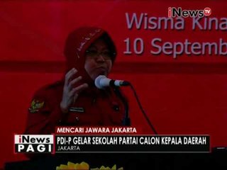 PDI P gelar sekolah partai untuk persiapkan kadernya jadi calon pemimpin daerah - iNews Pagi 08/09
