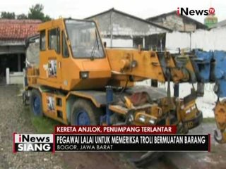 Tải video: Kereta barang & kereta troli bertabrakan, jadwal KRL terganggu - iNews Siang 09/09