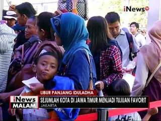 Libur Idul Adha, ribuan pemudik padati stasiun Senen dan Bandara Halim PK - iNews Malam 11/09