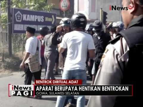 Dipicu penolakan ritual adat, 2 kelompok bentrok di Gowa, Sulsel - iNews Pagi 13/09
