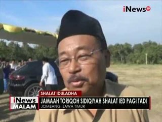 Jamaah Toriqoh Sidiqiyah di Jombang baru dilakukan pagi tadi - iNews Malam 13/09
