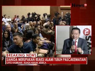 Otto : Hasil pemeriksaan tidak ada sianida ditubuh Mirna - iNews Breaking News 14/09