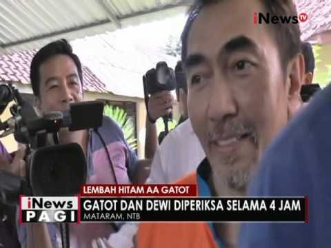 Setelah diperiksa, Aa Gatot tetap bungkam saat ditanya oleh wartawan - iNews Pagi 15/09