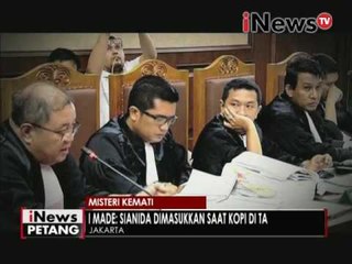 #MisteriKematianMirna, benarkah Mirna mati karena Sianida  - iNews Petang 16/09