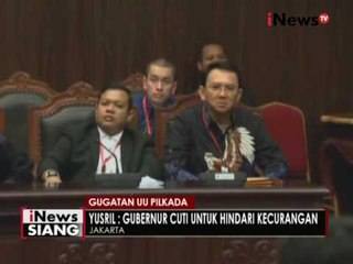 Yusril minta Gubernur harus cuti agar hindari kecurangan - iNews Siang 16/09