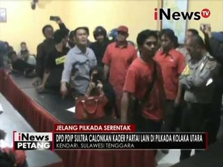 Jelang Pilkada serentak, Kader mengamuk dikantor DPD PDI P Sultra - iNews Petang 16/09