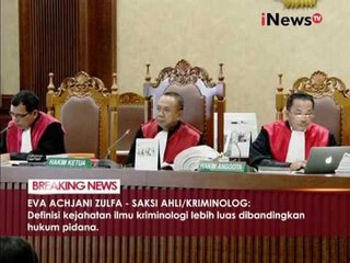 Cara pandang kejahatan berbeda antara ilmu kriminologi & kasus pidana - iNews Breaking News 19/09