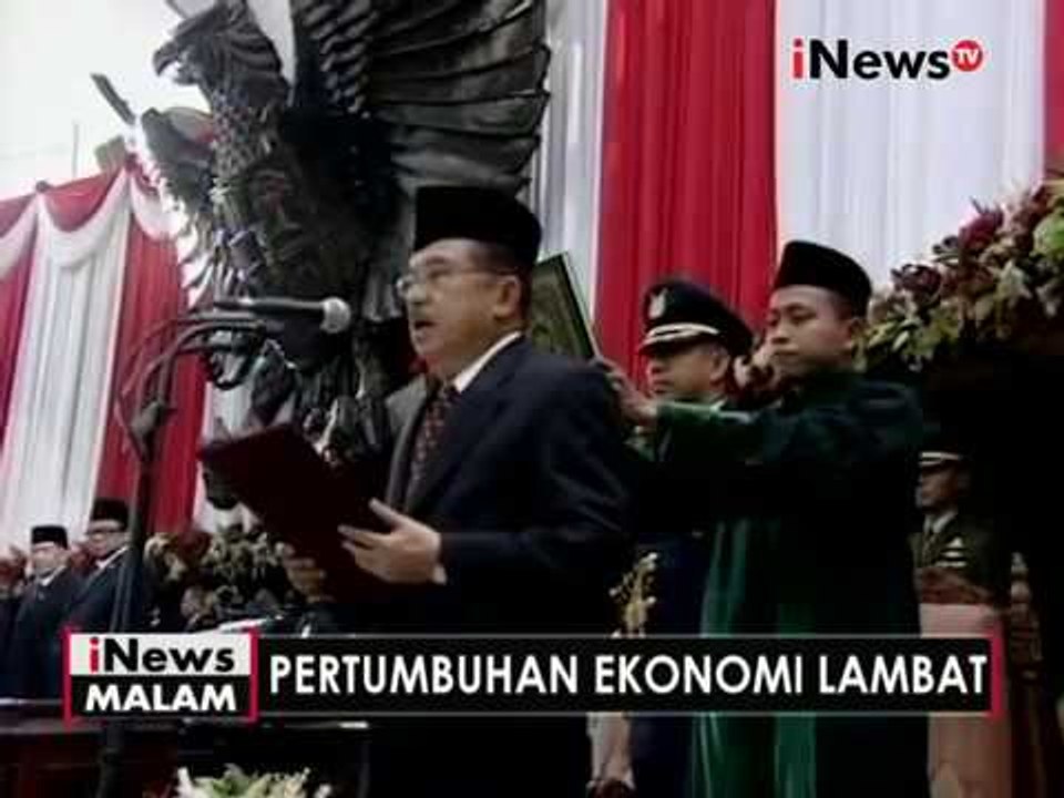 2 Tahun Jokowi dan JK, pertumbuhan ekonomi Indonesia masih lambat - iNews Malam 17/10