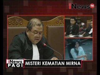 JPU menilai upaya Jessica membuang celana karena sengaja - iNews Pagi 18/10