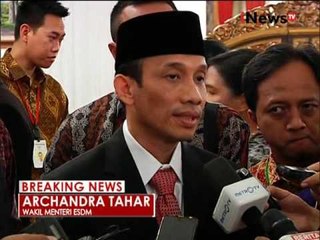 Pernyataan Jonan & Archandra setelah dilantik Jokowi - iNews Breaking News 14/10