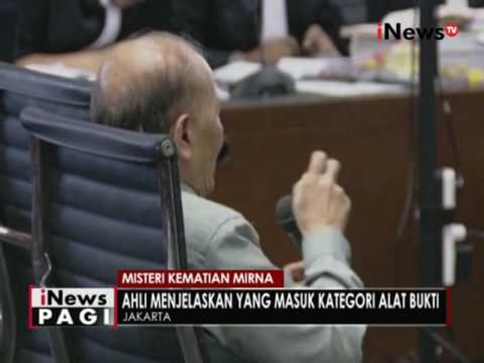 Kuasa hukum pertanyakan BB CCTV kepada ahli pidana dari Universitas Brawijaya - iNews Pagi 23/09