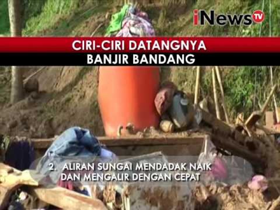Berikut ciri-ciri datangnya banjir bandang - iNews Siang 23/09