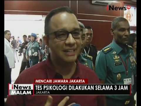 3 Pasangan calon pemimpin DKI jalani tes Psikologi & Narkoba - iNews Malam 25/09