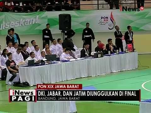 PON XIX Jabar, cabang pencak silat telah memasuki babak perempat final - iNews Pagi 22/09