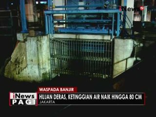 Download Video: Hujan deras terus guyur Jakarta membuat ketinggian air dipintu Manggarai naik - iNews Pagi 26/09