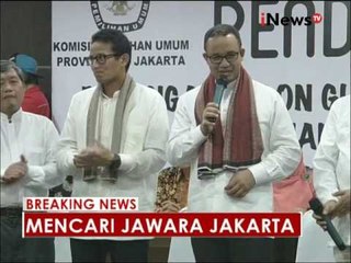 Pasangan Sandiaga Uno & Anies Baswedan resmi mendaftar - Breaking News 23/09