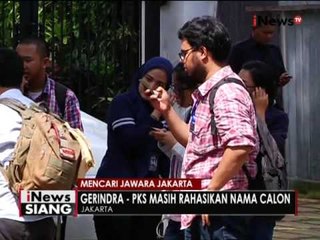 Gerindra & PKS masih belum mengumumkan kandidat dalam Pilkada DKI 2017 - iNews Siang 23/09