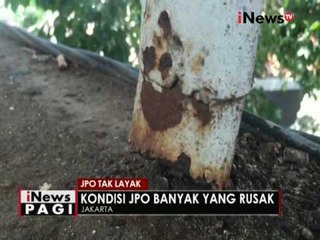 Beberapa JPO di Jakarta masih banyak yang tidak layak pakai - iNews Pagi 27/09