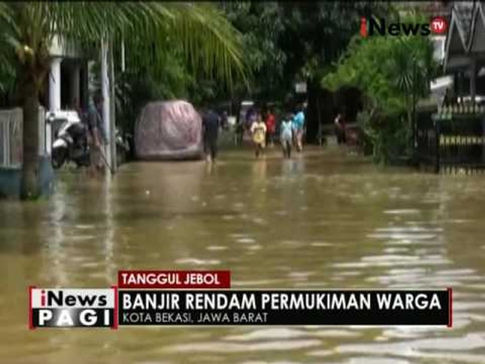 Akibat tanggul jebol, ribuan rumah di Bekasi terendam banjir - iNews Pagi 27/09
