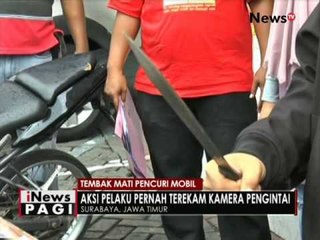 Melawan & melukai Polisi, pelaku pencurian mobil ditembak mati - iNews Pagi 26/09