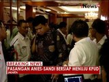 Persiapan keberangkatan Sandiaga Uno & Anies Baswedan ke KPUD DKI Jakarta - Breaking News 23/09
